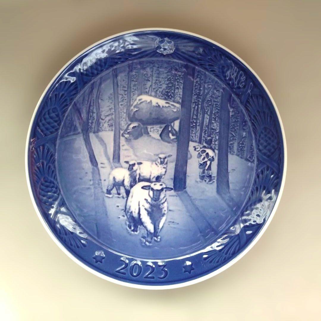 【未使用に近い】ロイヤルコペンハーゲン　イヤープレート◆◇２０２３