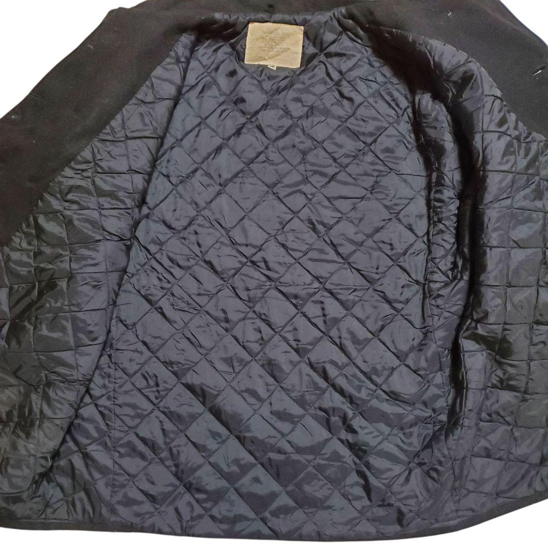 70s 米軍実物 US NAVY ピーコート 48 USA製ブラック