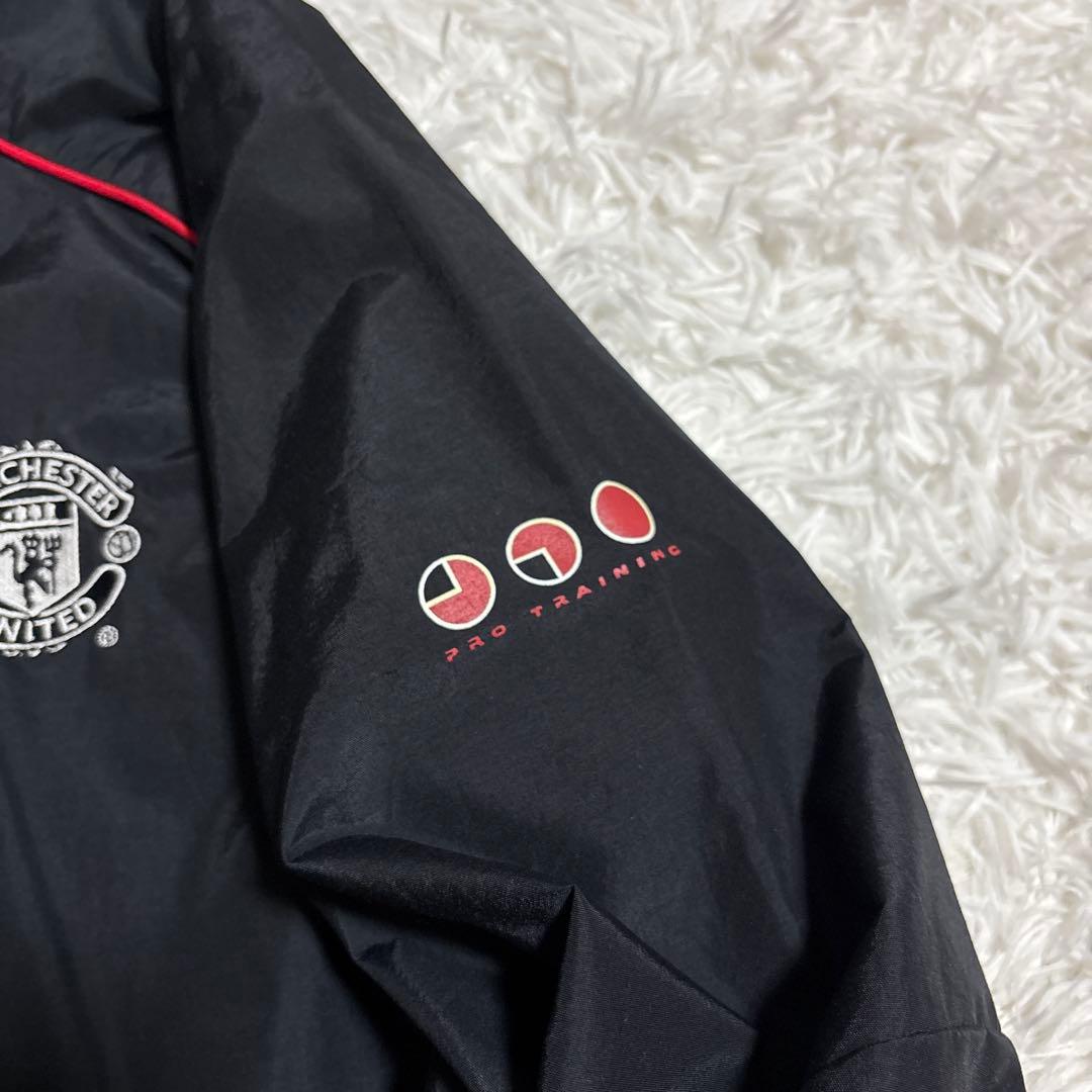 00s マンチェスターユナイテッド アンブロ ハーフジップ ナイロン ジャケット