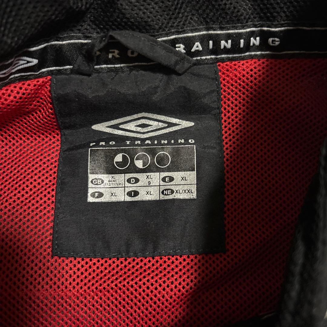 00s マンチェスターユナイテッド アンブロ ハーフジップ ナイロン ジャケット