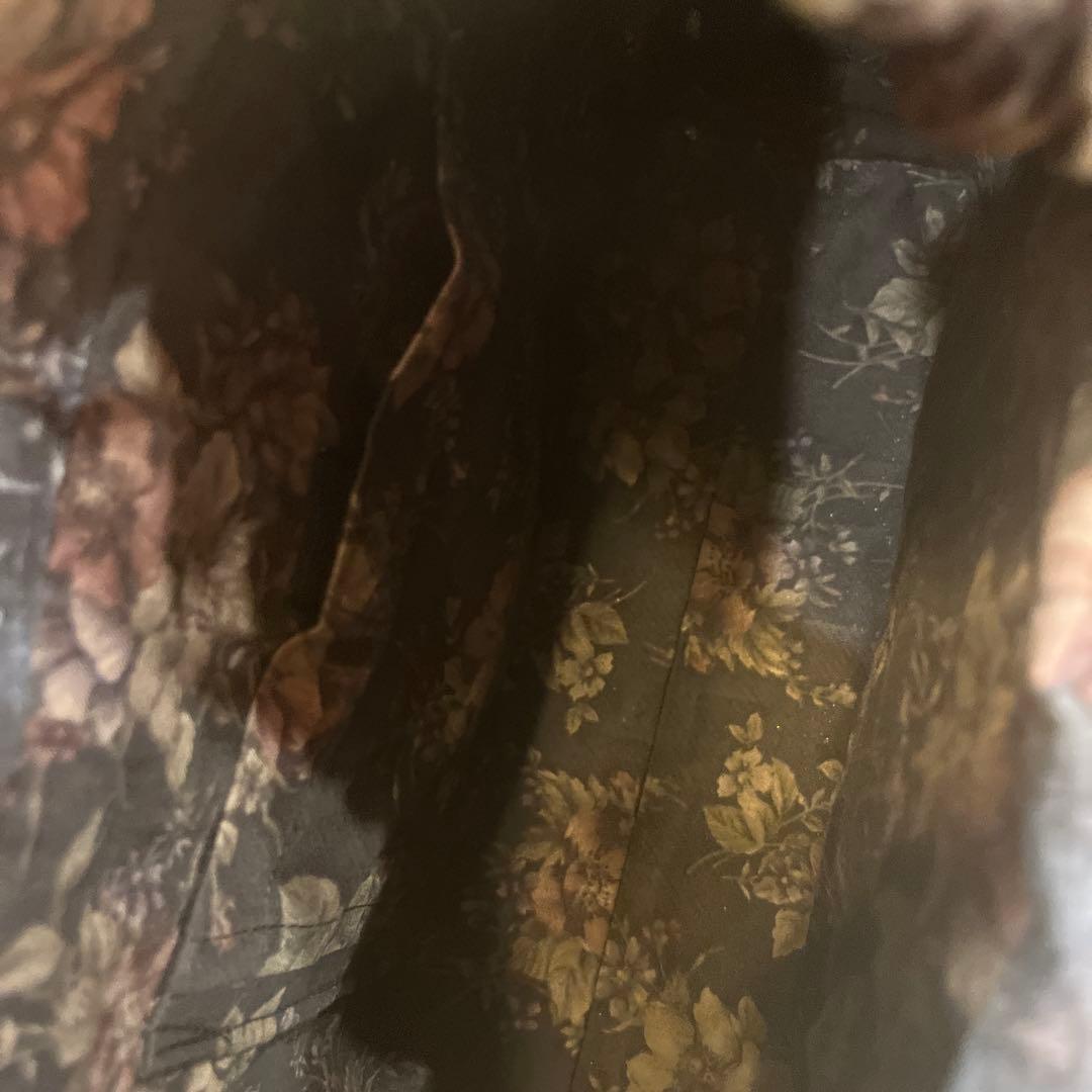 天然素材 ブラウン かごバッグ胡桃？山葡萄？