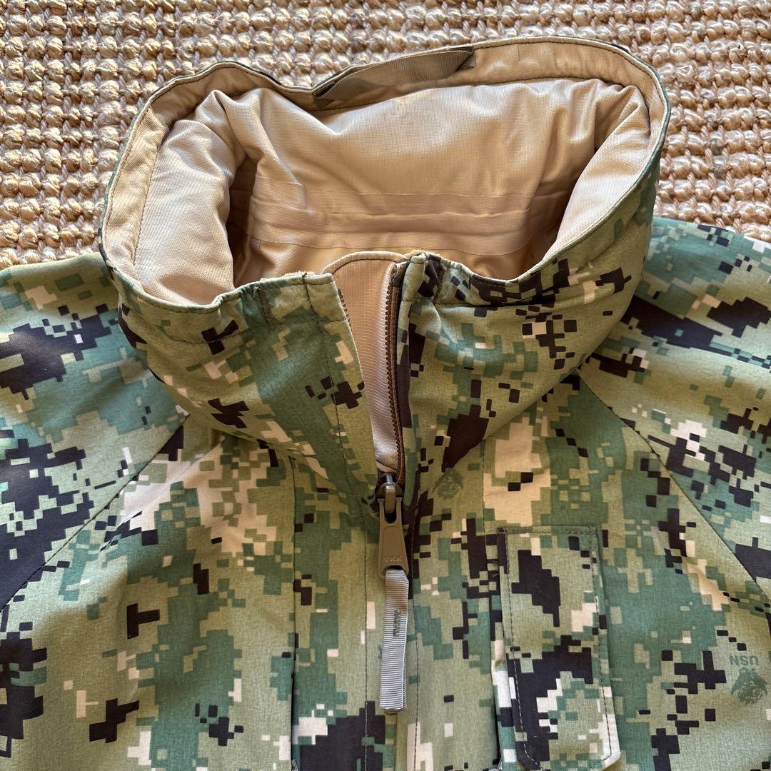 USN 米海軍 NWU パーカデジタルカモ 米軍放出品 ゴアテックス S