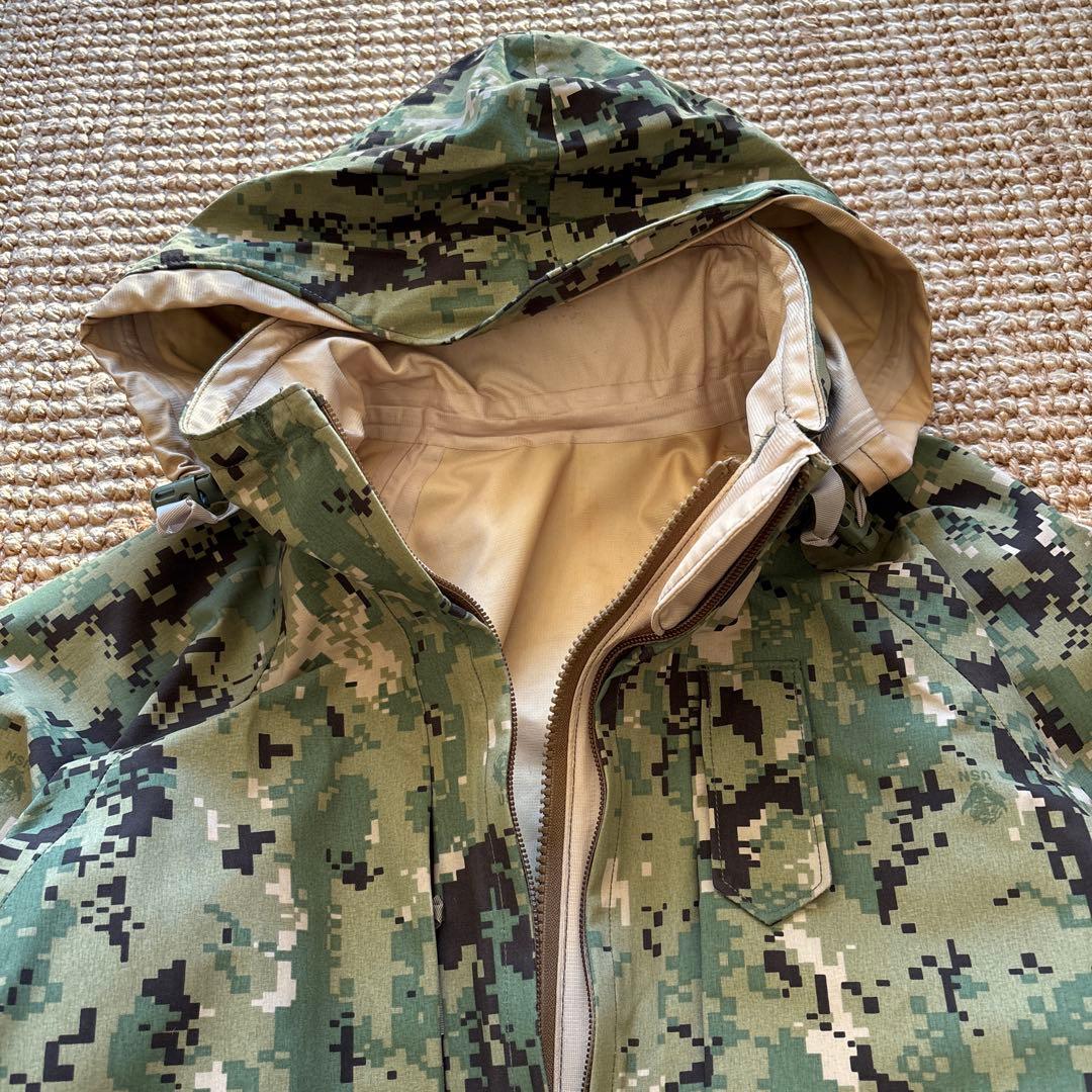 USN 米海軍 NWU パーカデジタルカモ 米軍放出品 ゴアテックス S