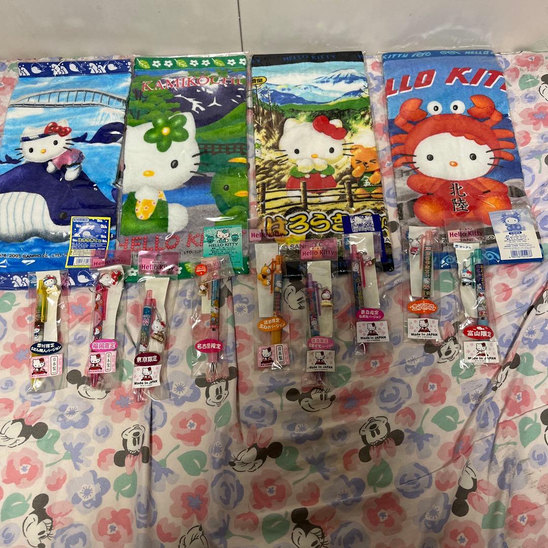 キティちゃんボールペンタオルご当地セット