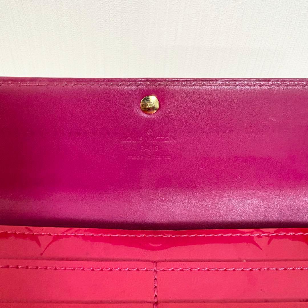 希少　ルイヴィトン　ヴェルニ　ポルトフォイル　サラ　M93530 ポムダムール