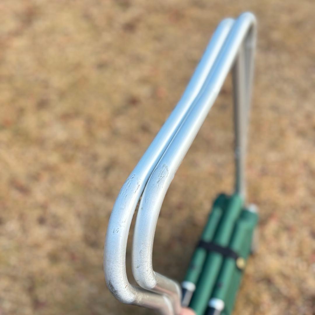 【廃盤希少】スノーピーク FDチェアワイド グリーン  PEAK 旧ロゴ