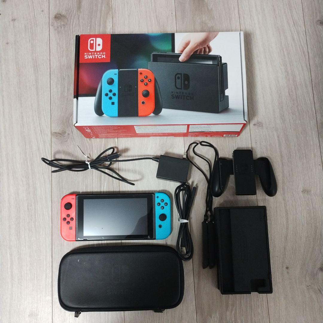 週末値下げ Nintendo Switch ネオンレッド/ネオンブルー 本体