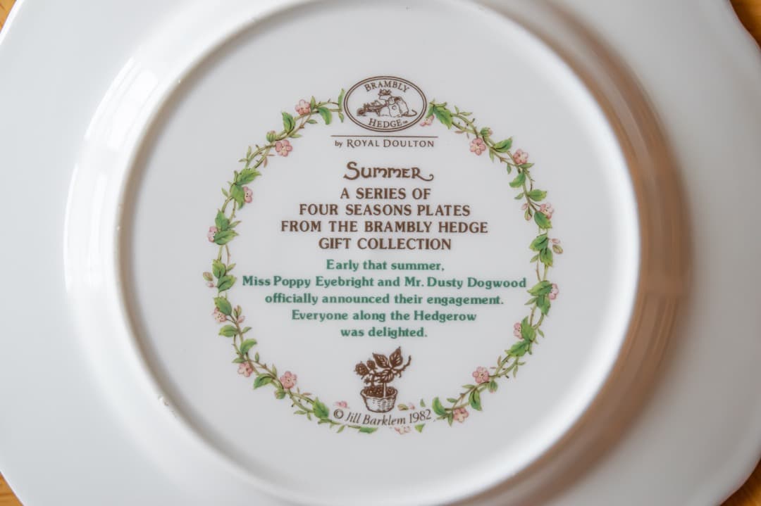 【最終値下】ロイヤルドルトン ブランベリーヘッジ 20.5cmプレート4枚＋２枚