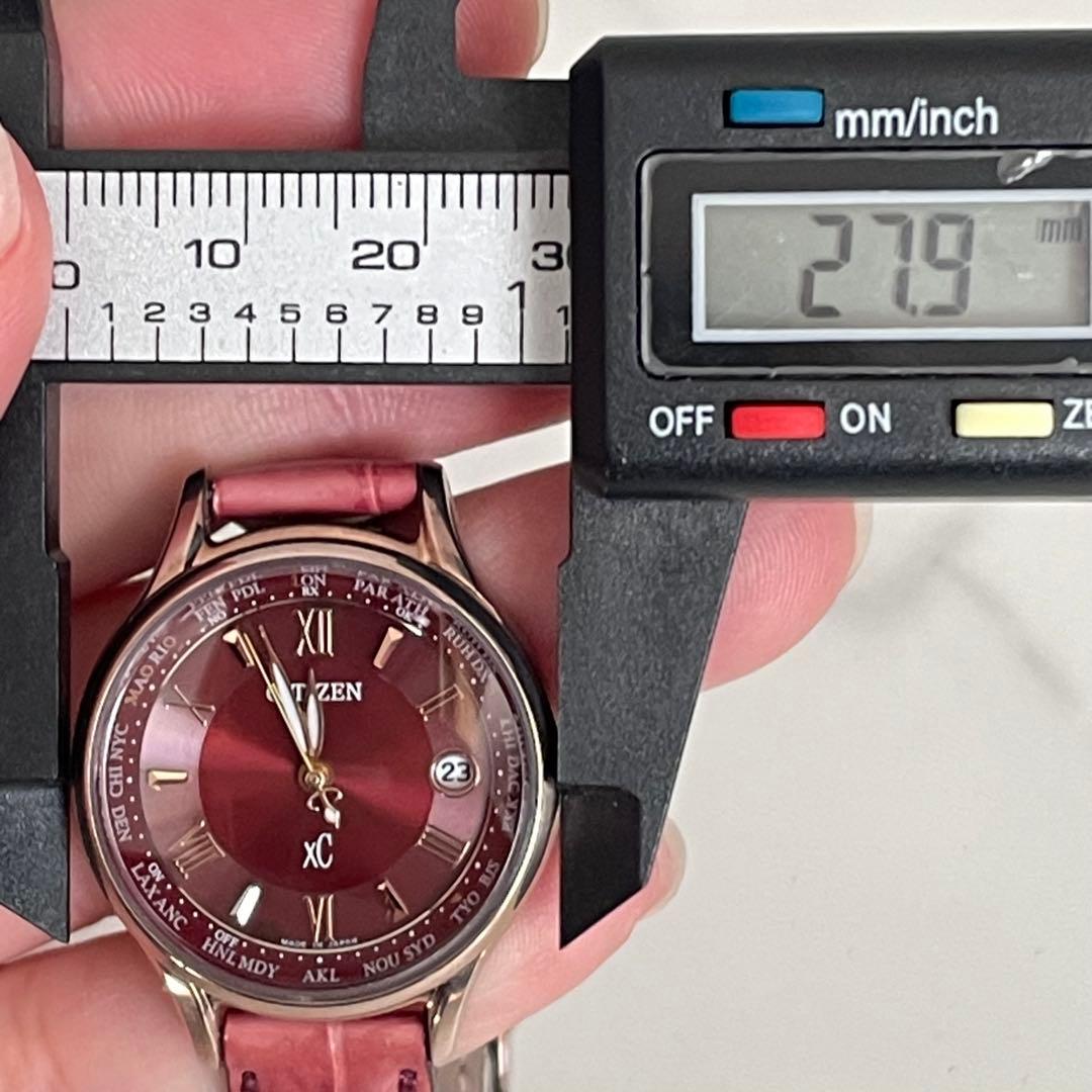 稼動品　美品　CITIZEN XC ハッピーフライト　電波ソーラー　腕時計