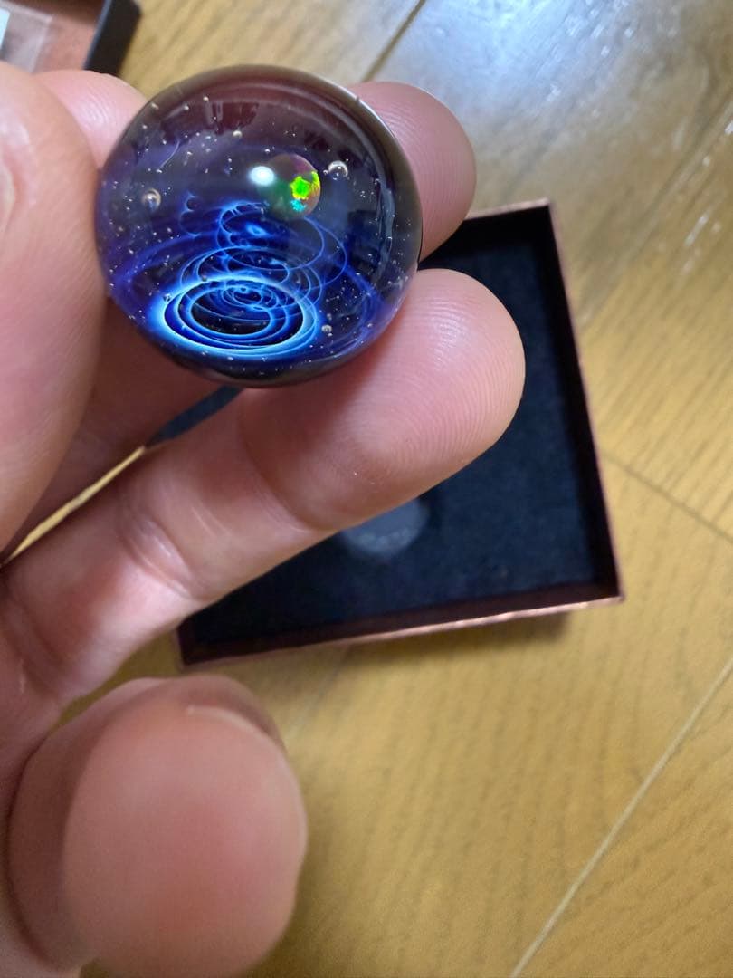 戸水賢志作　+α 宇宙ガラス　ペンダント