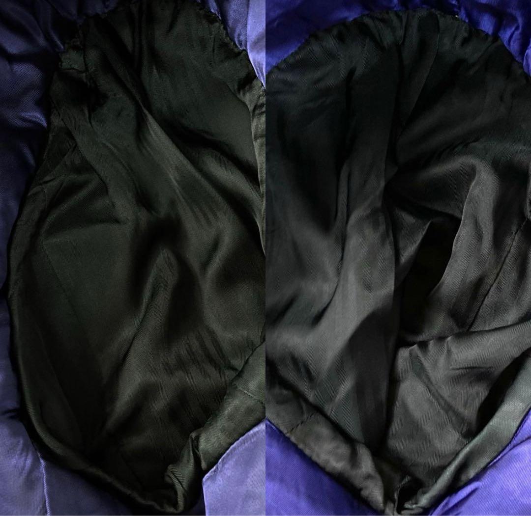 極美品 麻布テーラー ゼニア製生地 スリーピース セットアップ ストライプ