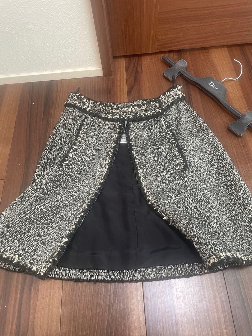 シャネル　CHANEL スカート　美品　ツイード生地
