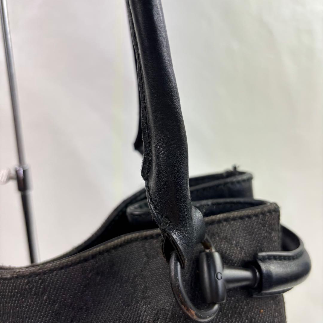 グッチ GG ブラック トートバッグ