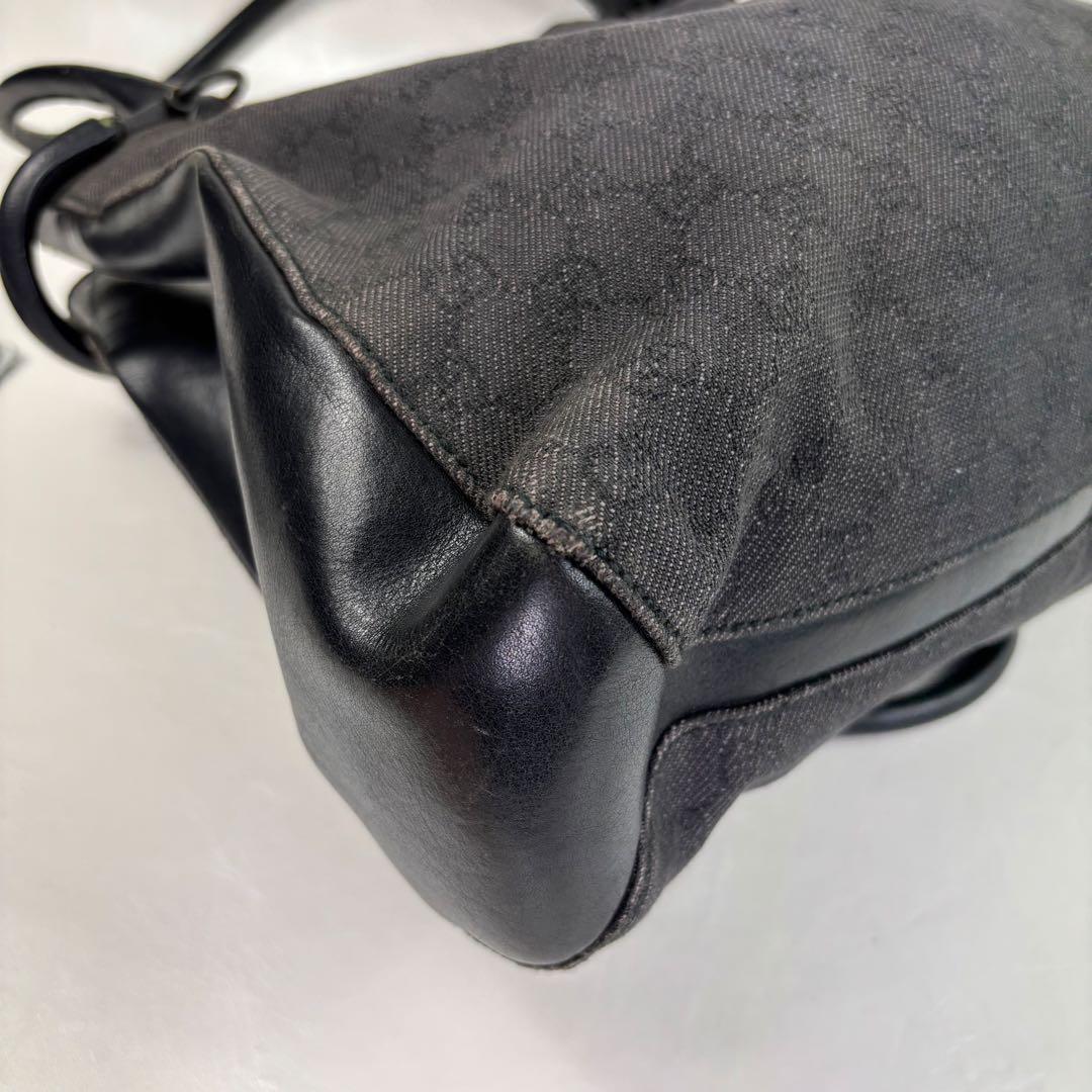 グッチ GG ブラック トートバッグ