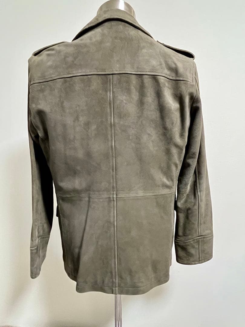 ETONNE エトネ スエード ミリタリージャケット Ｌ