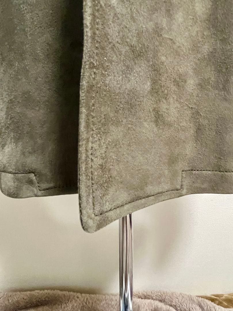 ETONNE エトネ スエード ミリタリージャケット Ｌ