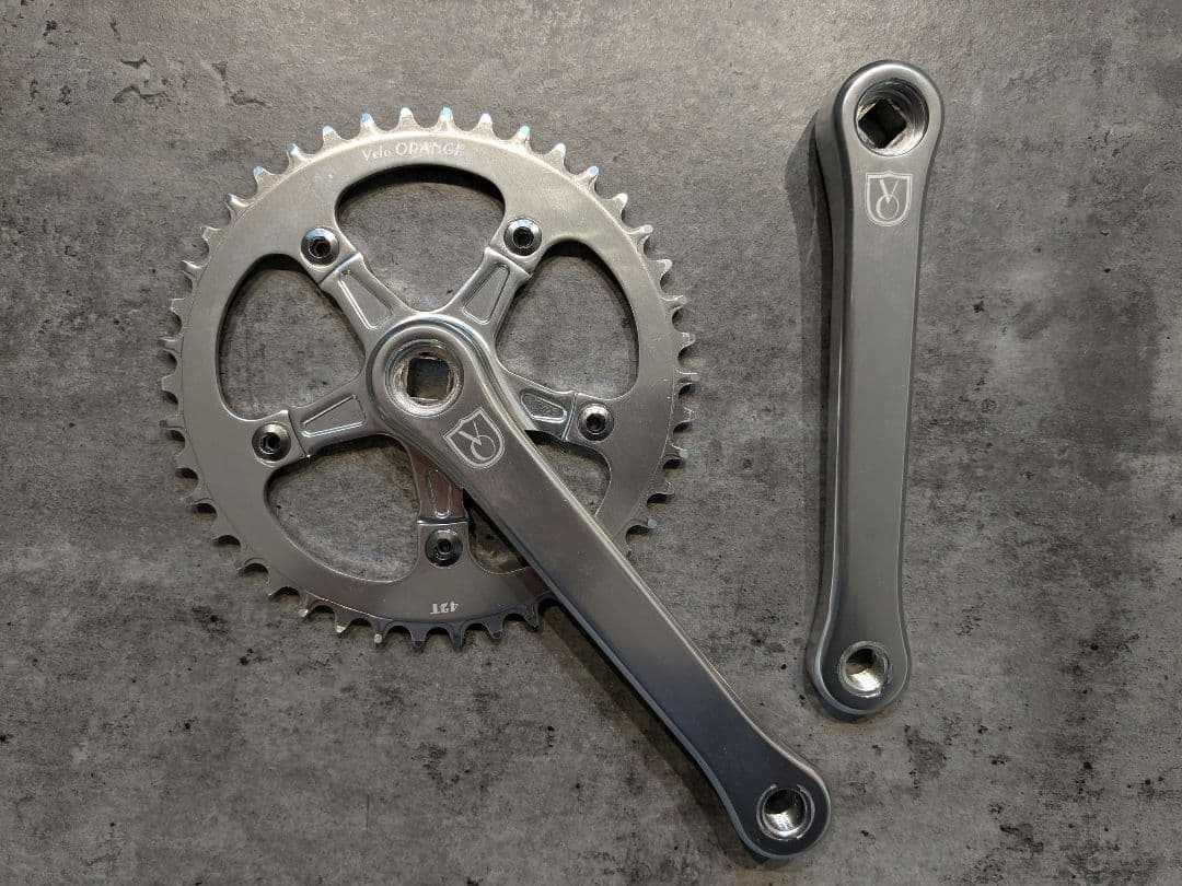 難有VELO ORANGE GRAND CRU クランクセット42Tナローワイド