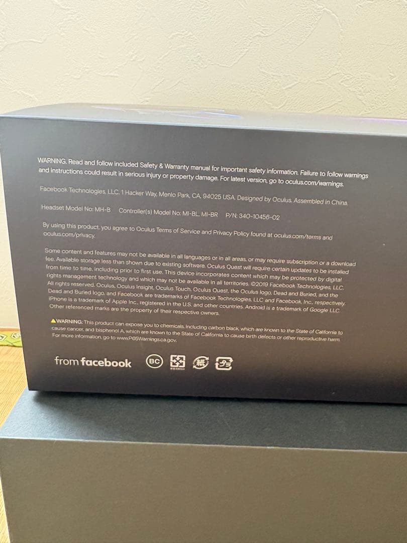  Quest 128GB VRヘッドセット オキュラスクエスト