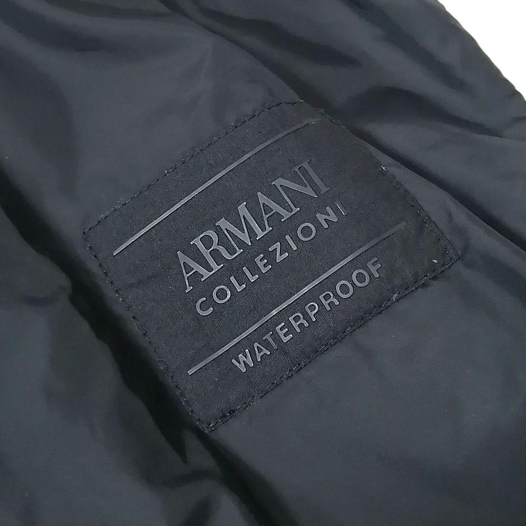 美品✨ アルマーニ コレッツォーニ　薄手 ジャケット　フリル　ベルト　42　黒