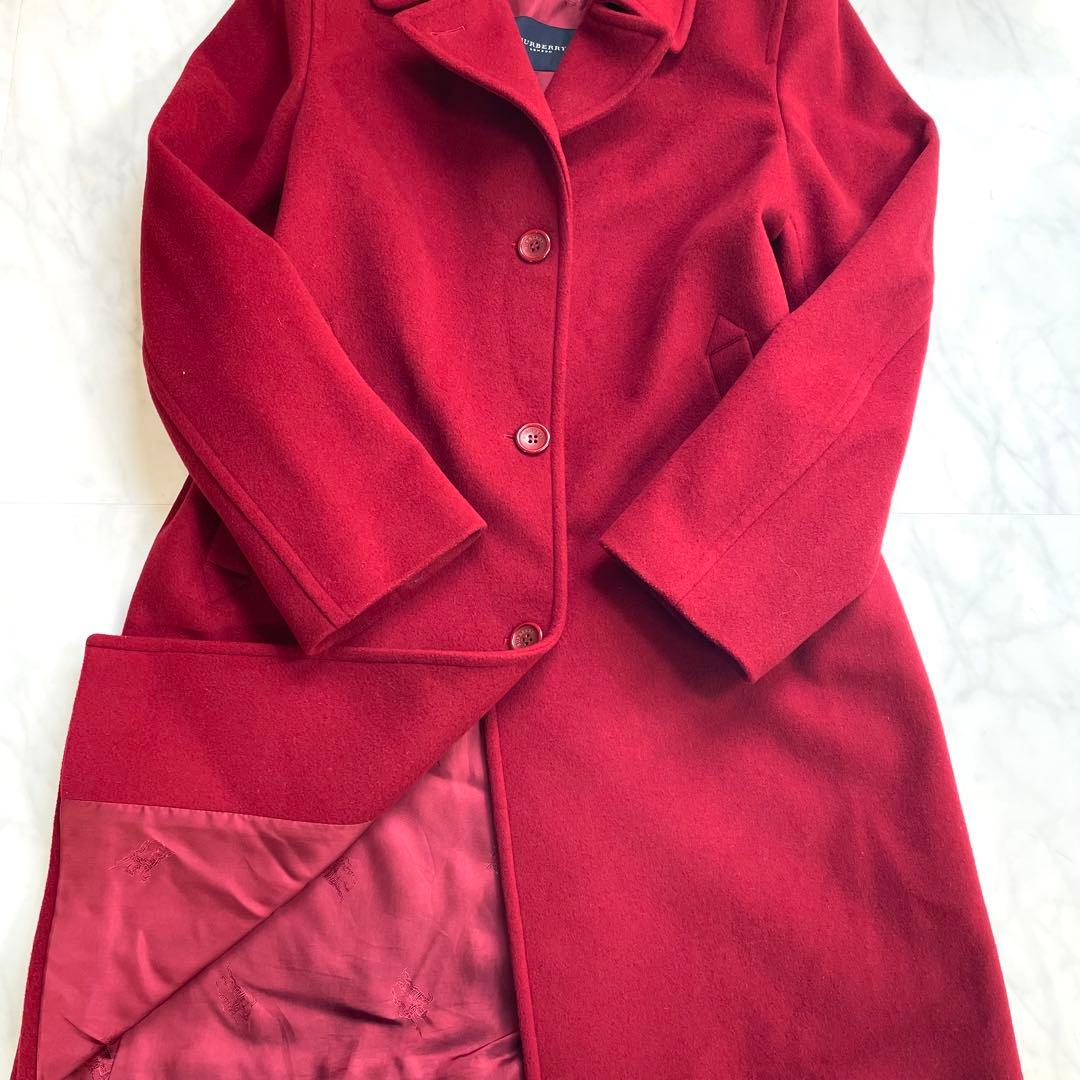 ✨極美品✨L バーバリーロンドン カシミヤ チェスターコート シャドーチェック