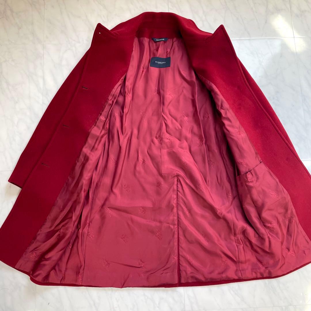 ✨極美品✨L バーバリーロンドン カシミヤ チェスターコート シャドーチェック