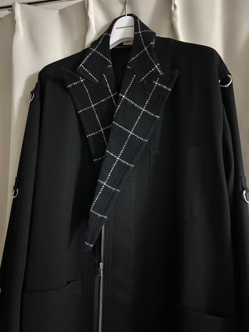 ソロイスト 20AW ノーカラードクタージャケット 46