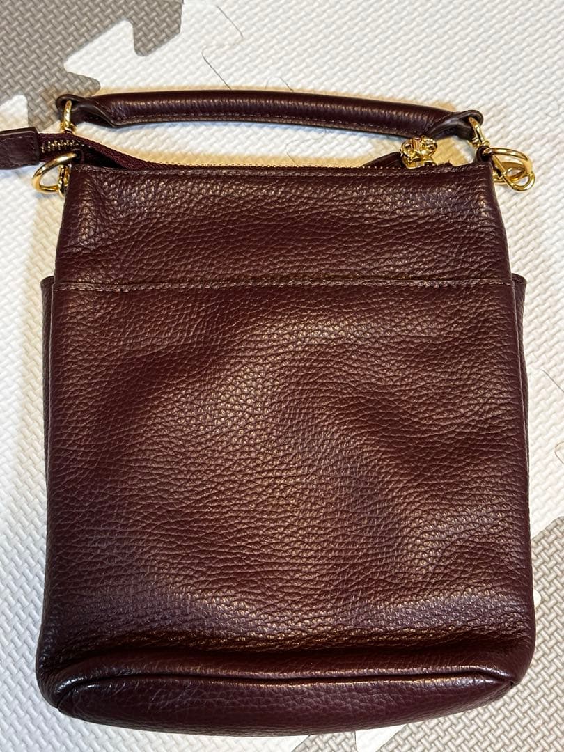 ATAO ホリデー／撥水レザーのデイリーポシェット　ミニショルダー