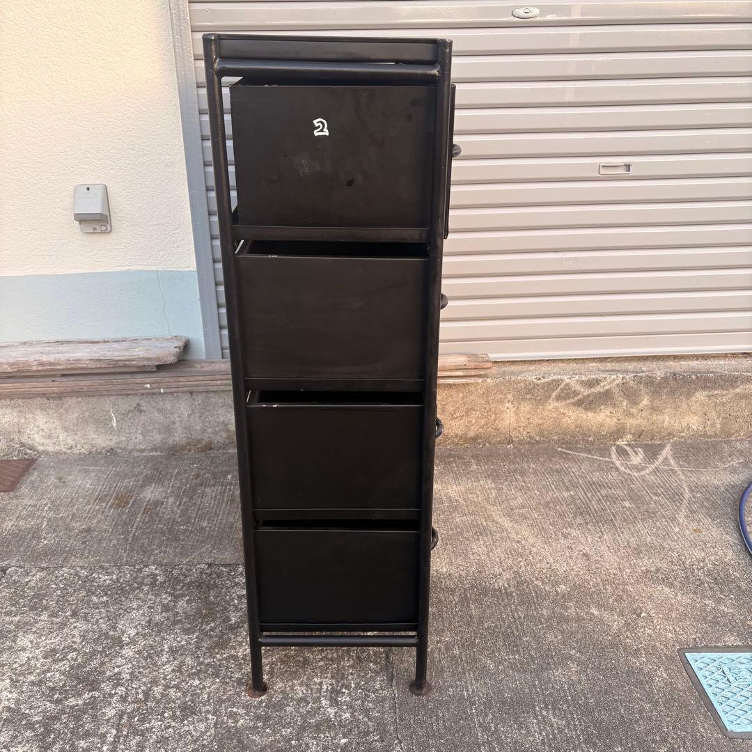 【送料込】スチールチェスト　縦型　12杯　インダストリアル