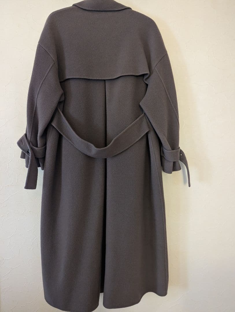 マイストラーダ　スタンドカラーロングコート　34