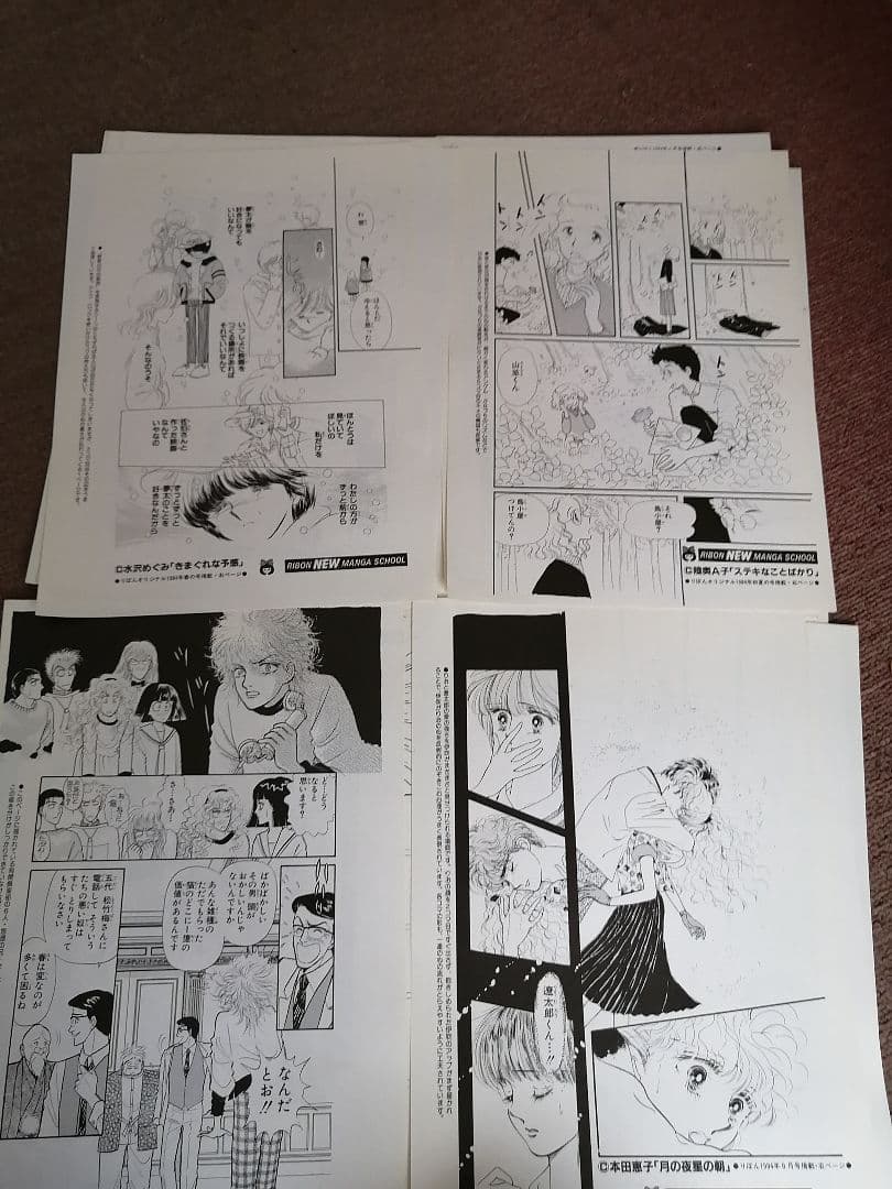 Ｗ最終値下げ‼️高級品‼️希少品‼️りぼん複製原画集　全14枚‼️