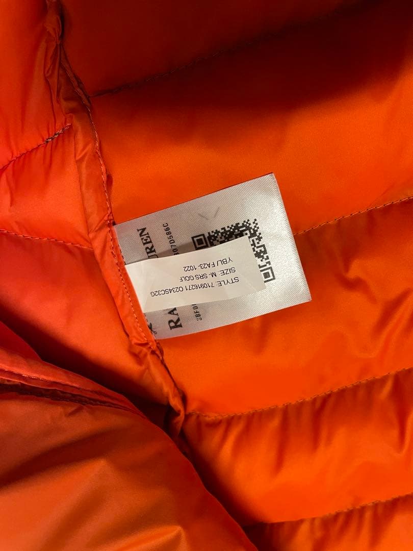 ポロラルフローレン　ダウンベスト Mサイズ　ダークグリーン