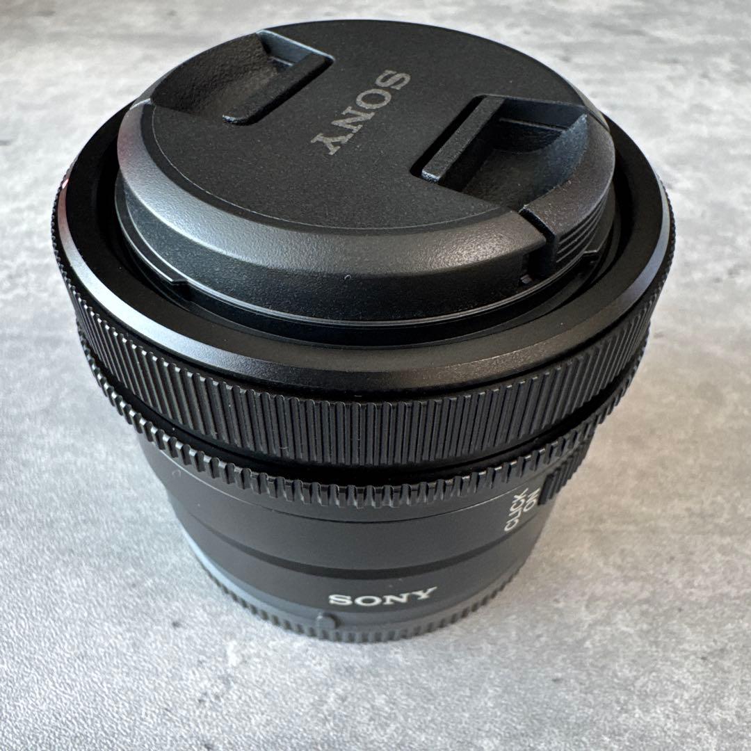 美品 SONY FE 40mm F2.5 G + Haoge メタルレンズフード