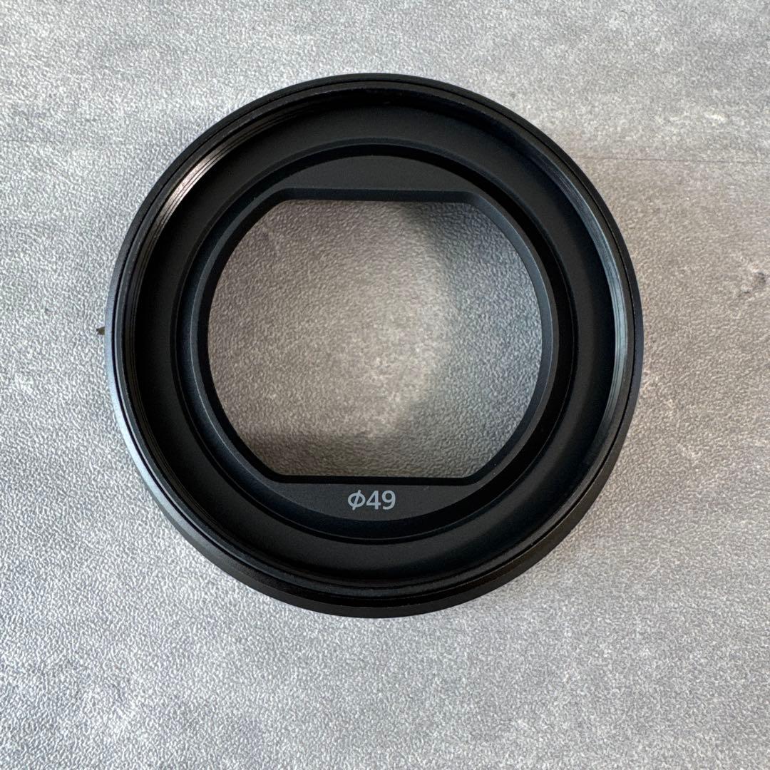 美品 SONY FE 40mm F2.5 G + Haoge メタルレンズフード