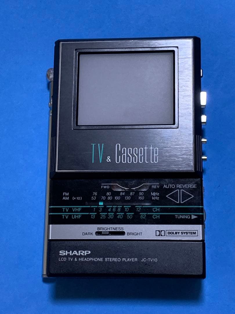 SHARP JC-TV10 TV & カセットプレーヤー
