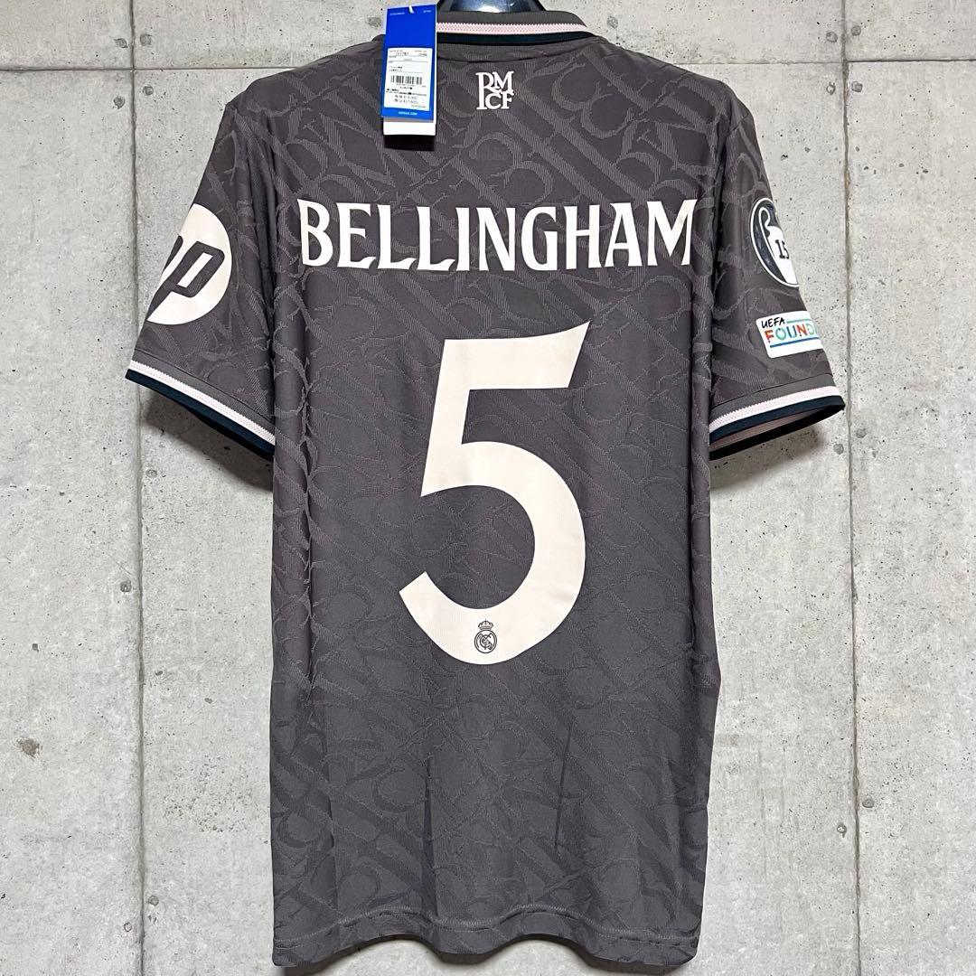 【新品/タグ付き】24/25 レアル・マドリード ♯5 べリンガム【L】選手仕様