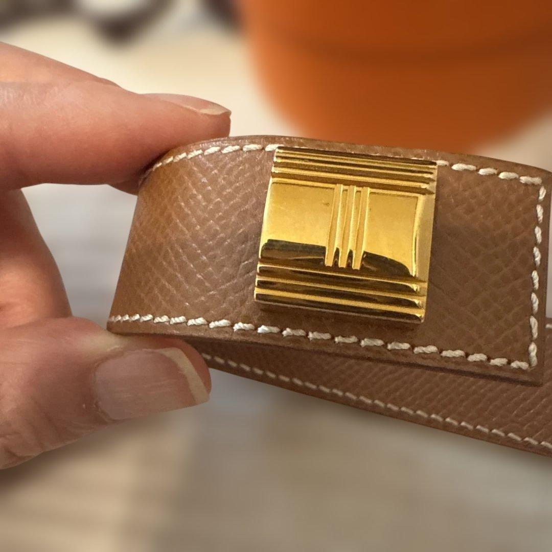 HERMES レザーバングル　アルテミス