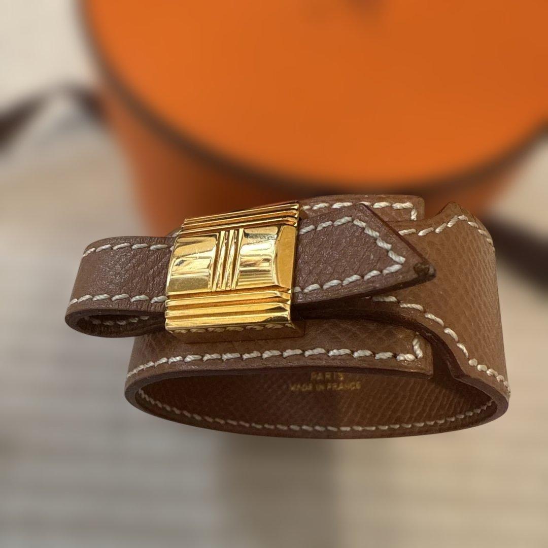 HERMES レザーバングル　アルテミス