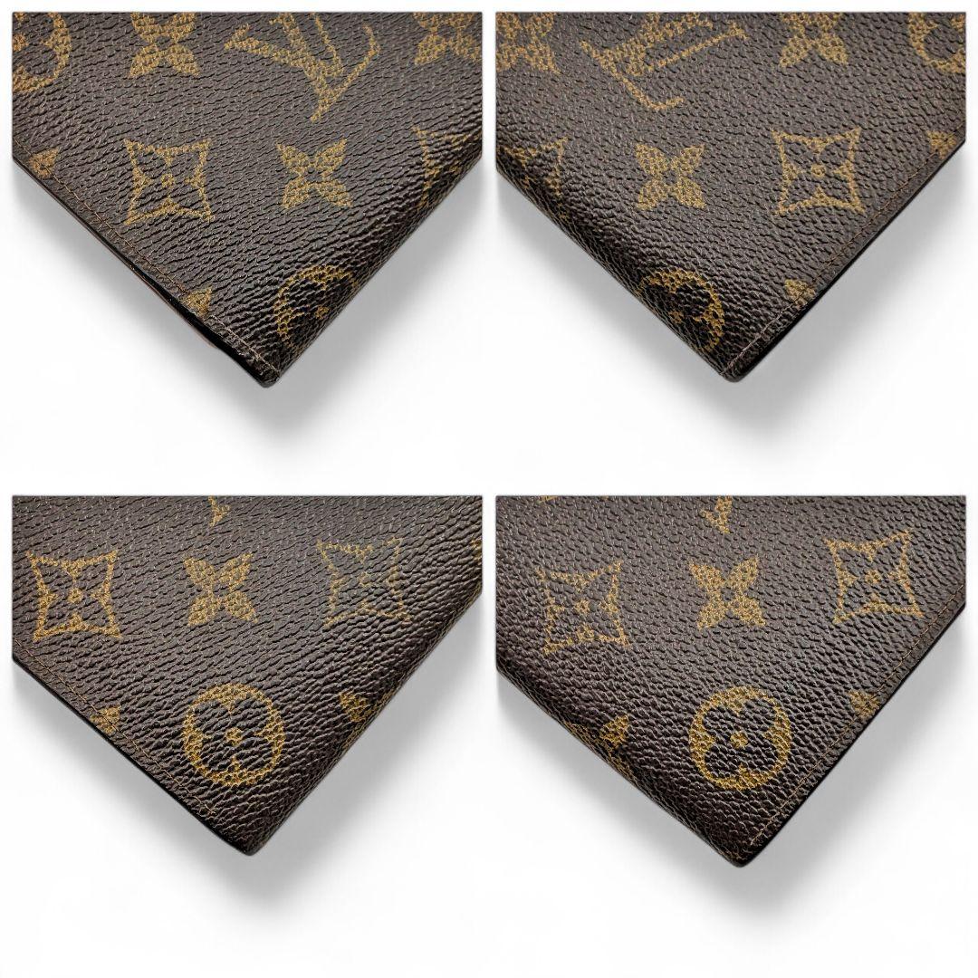 【良品】ルイヴィトン モノグラム ポシェット ポルトモネ クレディ 長財布