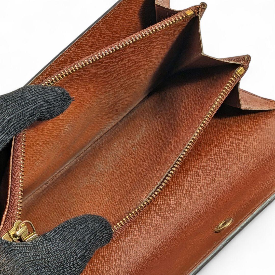 【良品】ルイヴィトン モノグラム ポシェット ポルトモネ クレディ 長財布