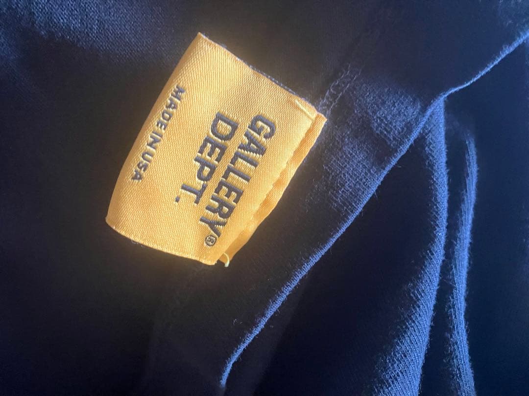 GALLERY DEPT. ブラック長袖カットソー