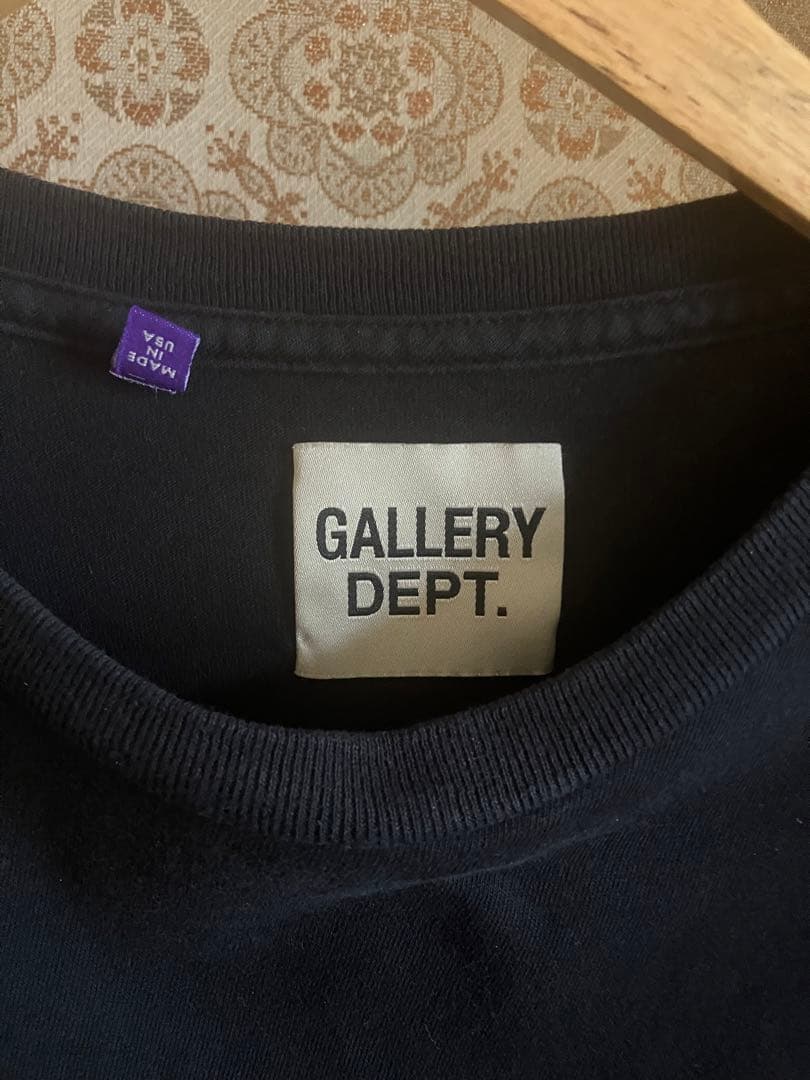 GALLERY DEPT. ブラック長袖カットソー