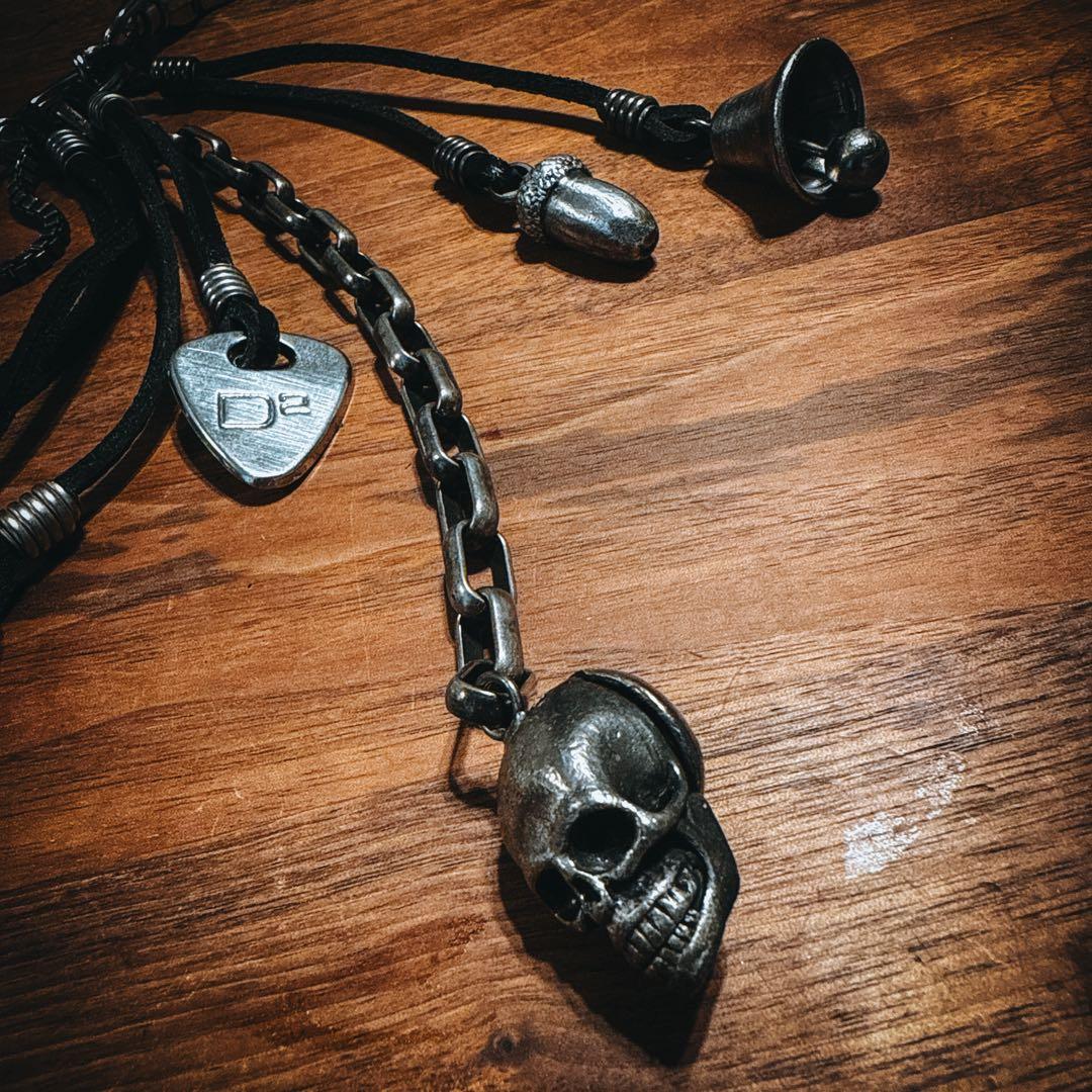 超希少　DSQUARED2 ディースクエアード ウォレットチェーン シルバー