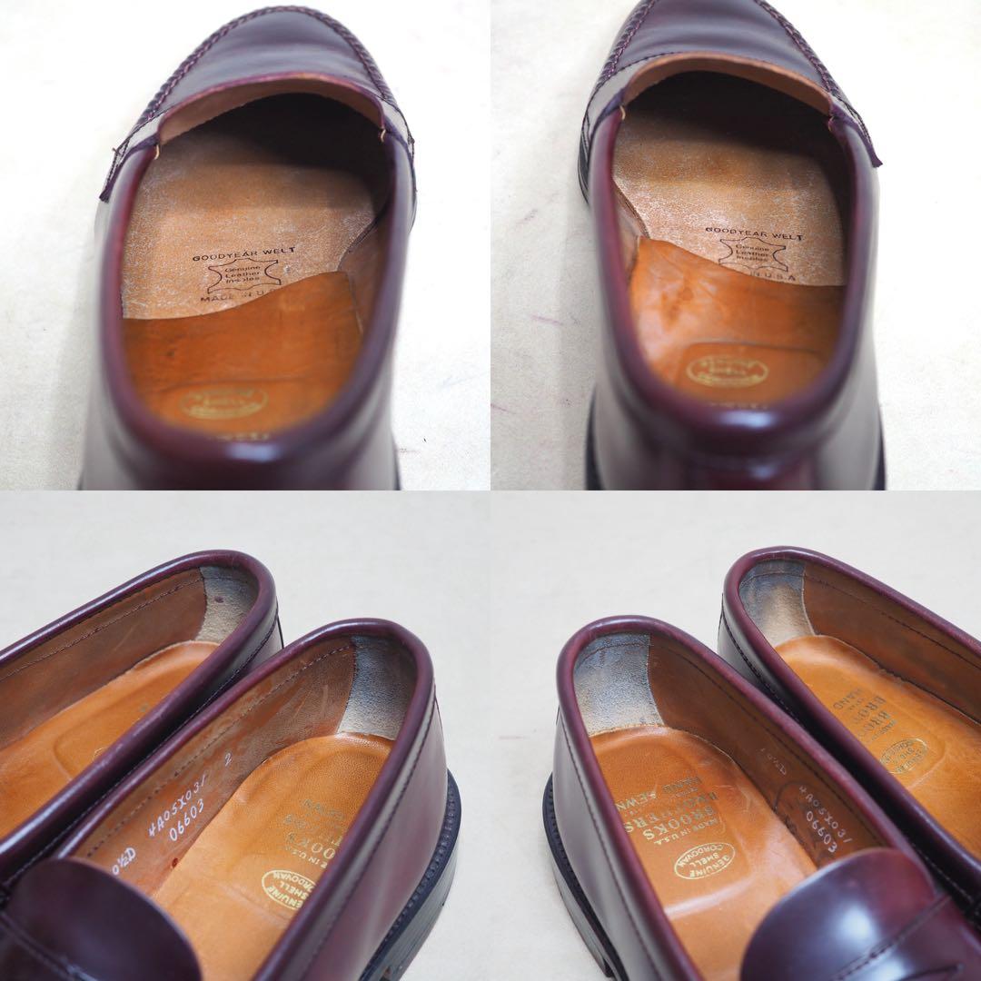 Alden x Brooks コードバンアンラインドペニーローファー 10.5D