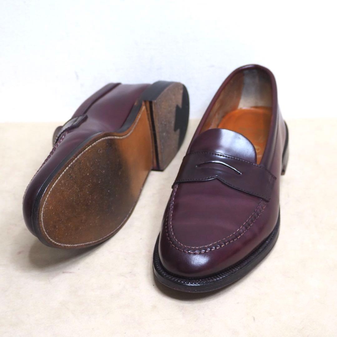 Alden x Brooks コードバンアンラインドペニーローファー 10.5D