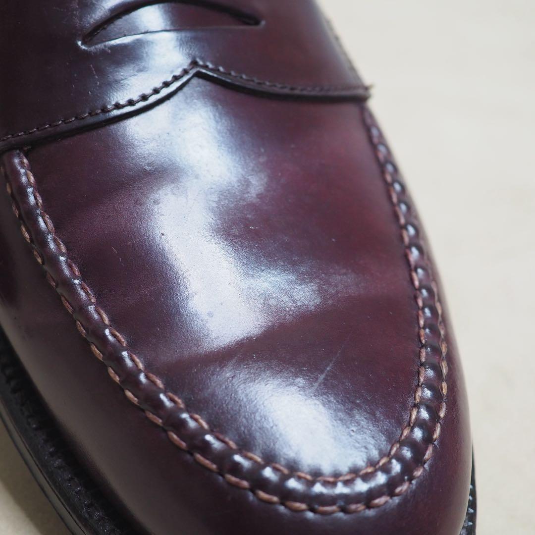 Alden x Brooks コードバンアンラインドペニーローファー 10.5D