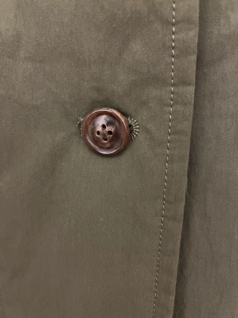 seven　キルティング 中綿 コート カーキ