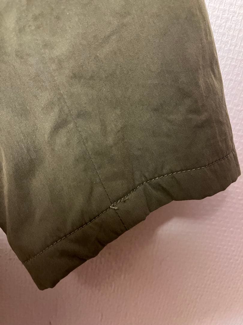 seven　キルティング 中綿 コート カーキ