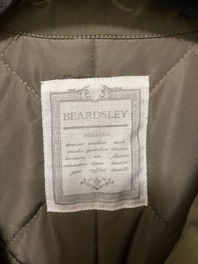 seven　キルティング 中綿 コート カーキ