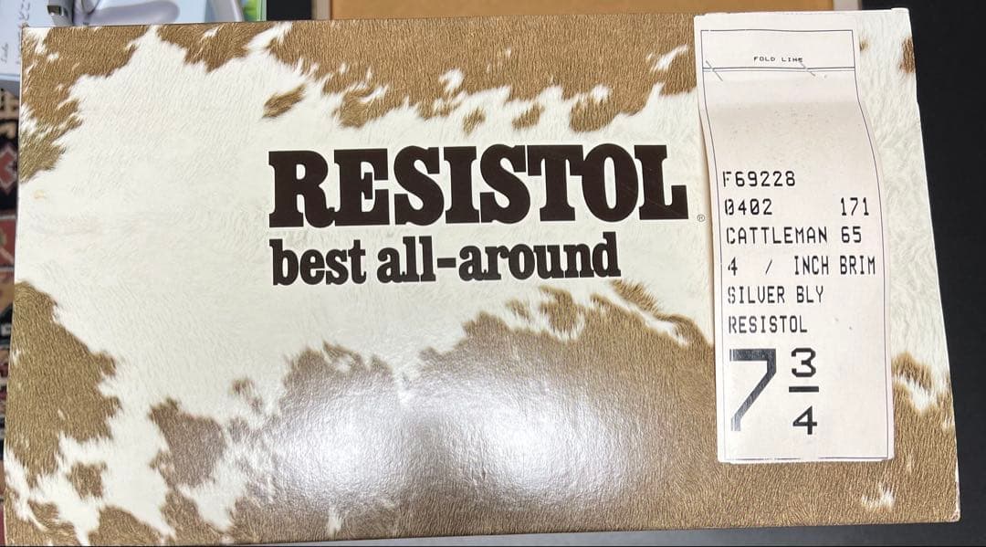 帽子 RESISTOL CATTLEMAN 4xxx