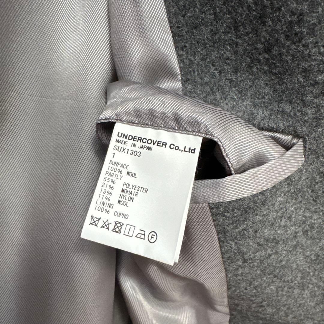 SUE UNDERCOVER チェスターコート グレー/ワイン